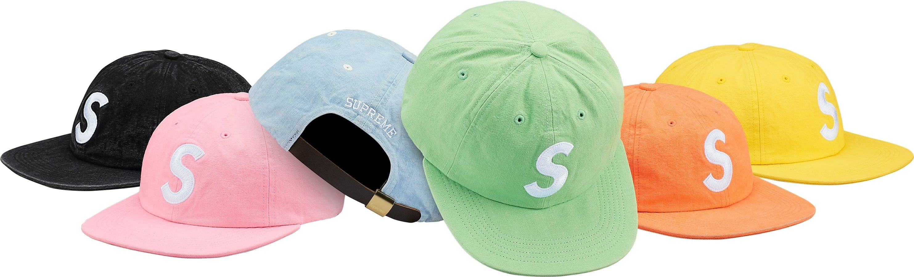 Washed Chambray S Logo 6-Panel